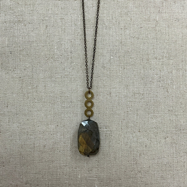 Labradorite Large Slab Necklace