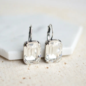 Robin Earrings Clear