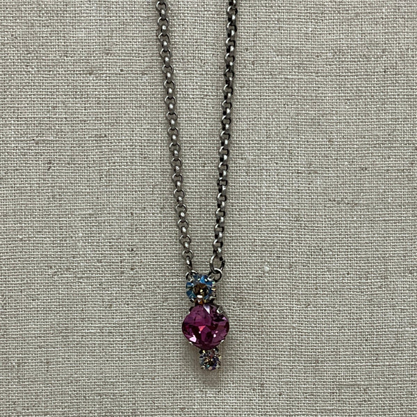 Kenzi Necklace Magenta Mambo