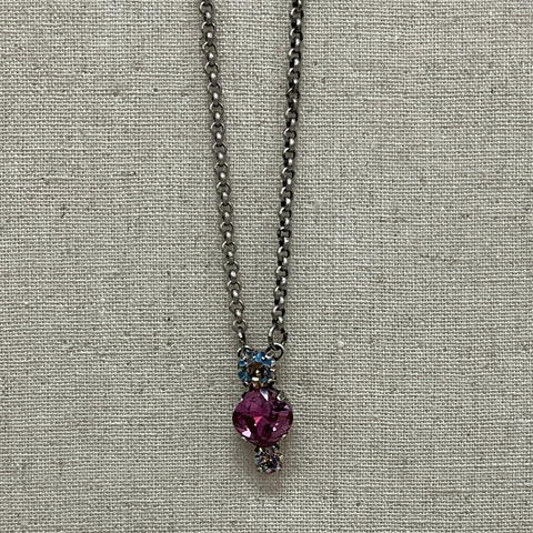 Kenzi Necklace Magenta Mambo