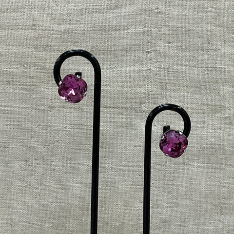 Steph Earrings Magenta Mambo