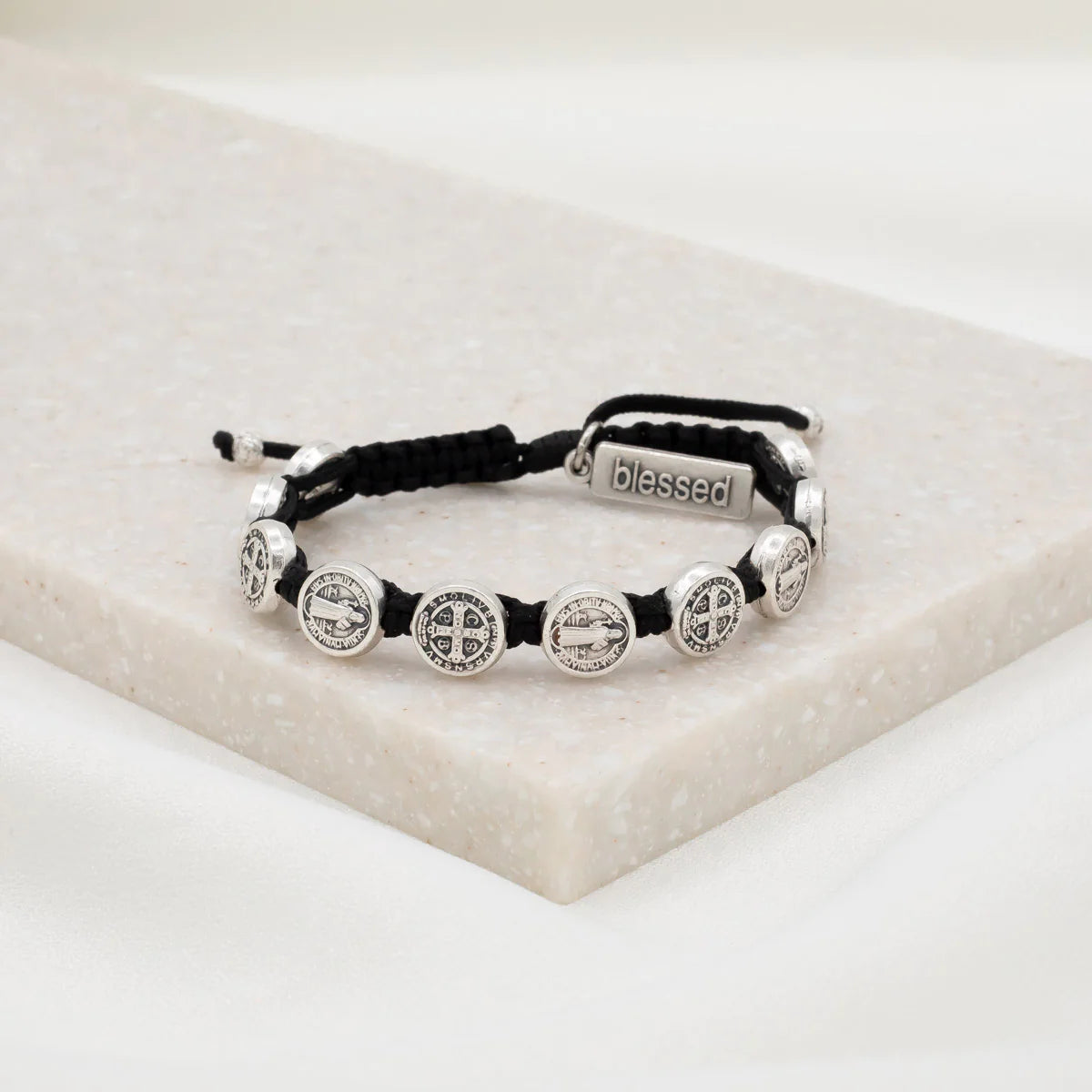 Blessing Bracelet Silver/Black