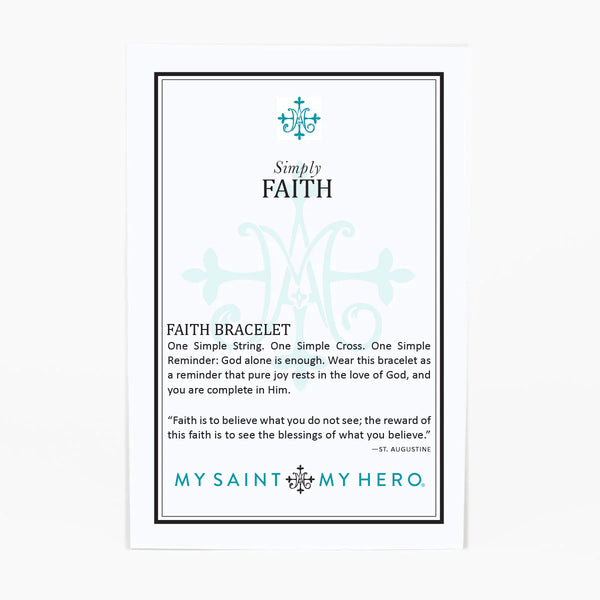 Simply Faith Bracelet White