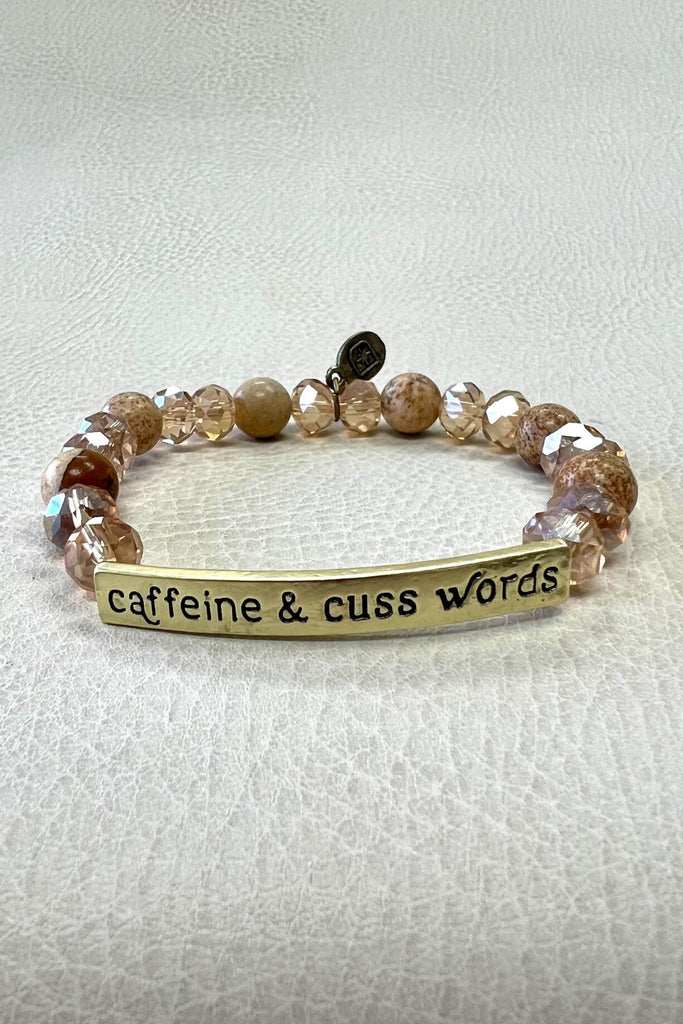 Caffeine & Cuss Words Bracelet