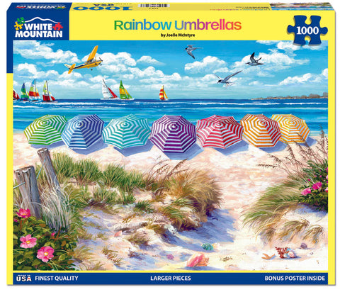 Rainbow Umbrellas Puzzle