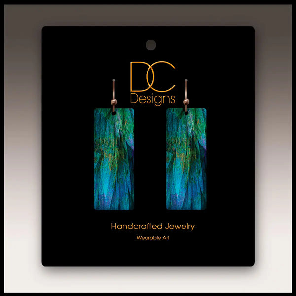 Blue Green Haze Earrings