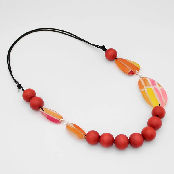 Raffia Rayne Necklace