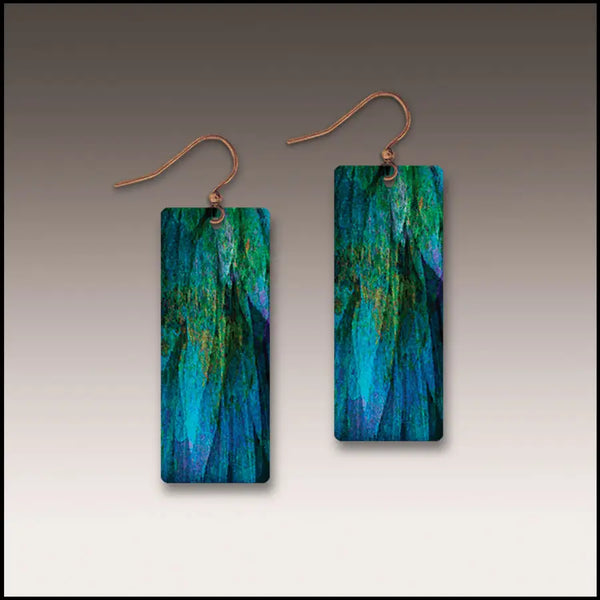 Blue Green Haze Earrings