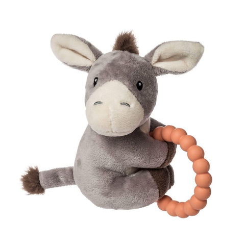 Dusty Donkey Teether Rattle