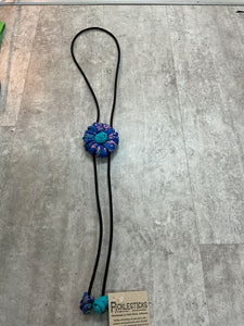 Mum Bolo Necklace Blue