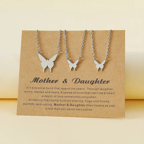 Mother & Daughter Necklace Set