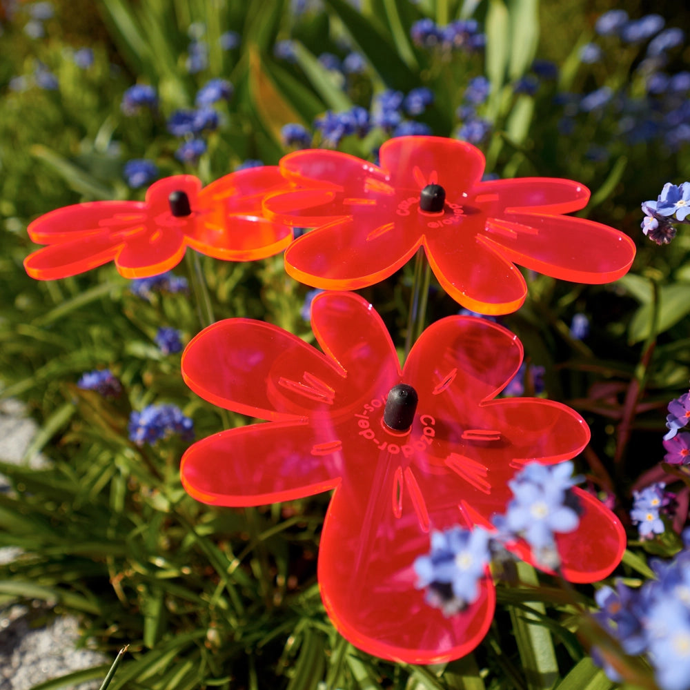 Small Red Flower Suncatcher