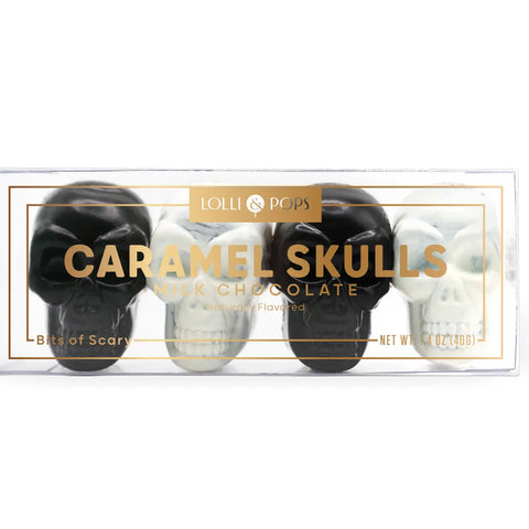 Caramel Chocolate Skulls