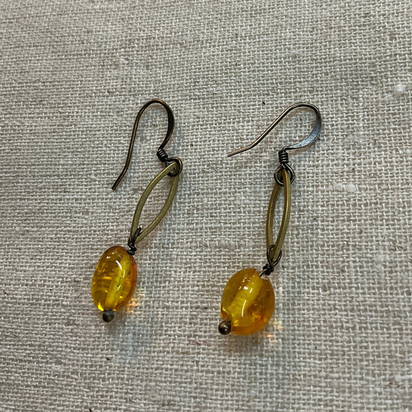 Amber Dainty Marquis Earrings