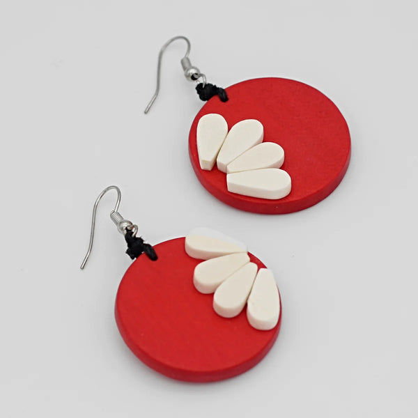 Red He Loves Me Earrings