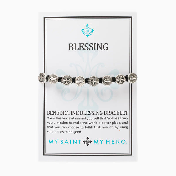 Blessing Bracelet Silver/Black