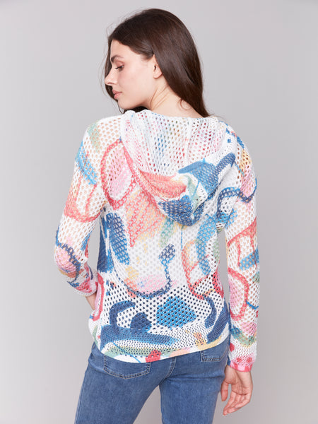 Crochet Abstract Hoodie