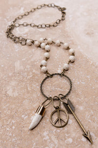 Peace Arrow Necklace