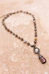 Bamboo Agate Necklace