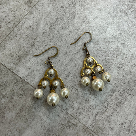 Pearl Chandelier Earrings