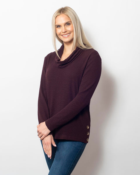 Cabernet Cowl Neck Top