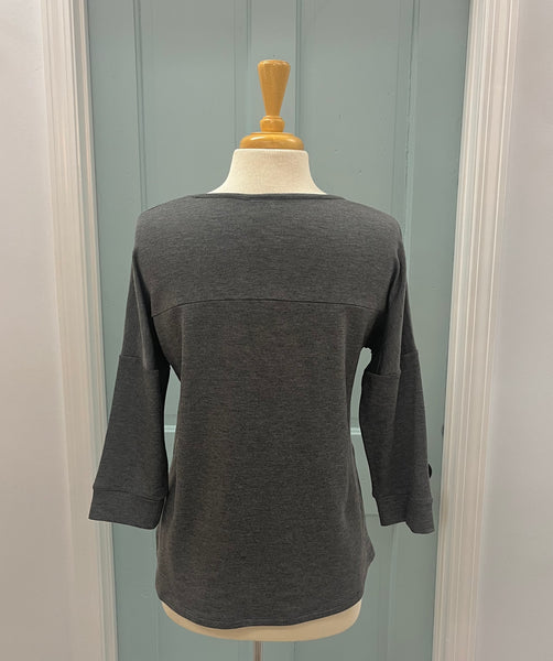 Charcoal Pocket Top