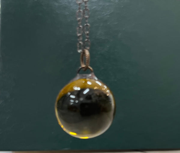 Amber Shooter Marble Necklace