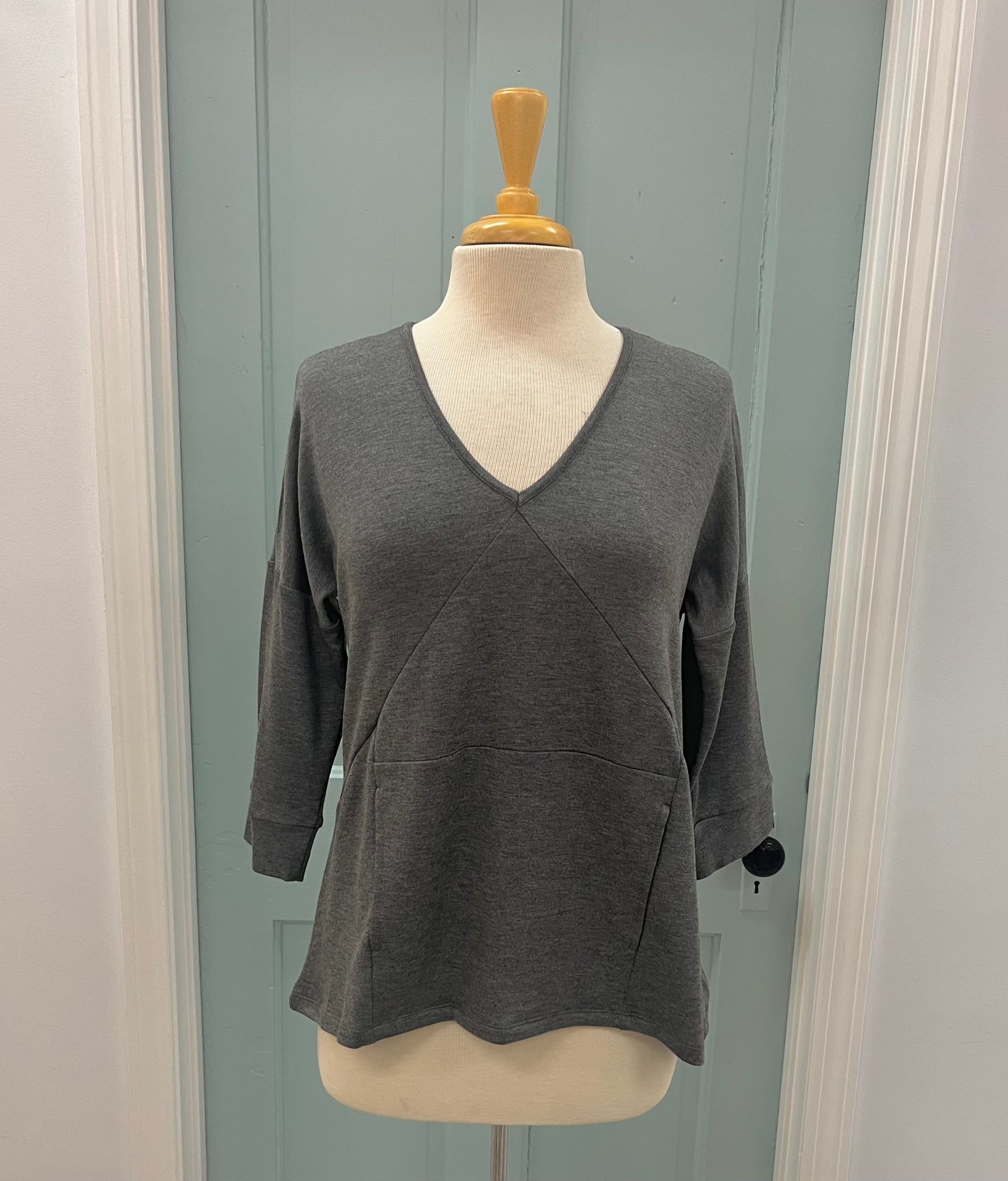 Charcoal Pocket Top