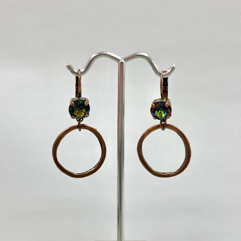 Laurel Copper Earrings Vitrail