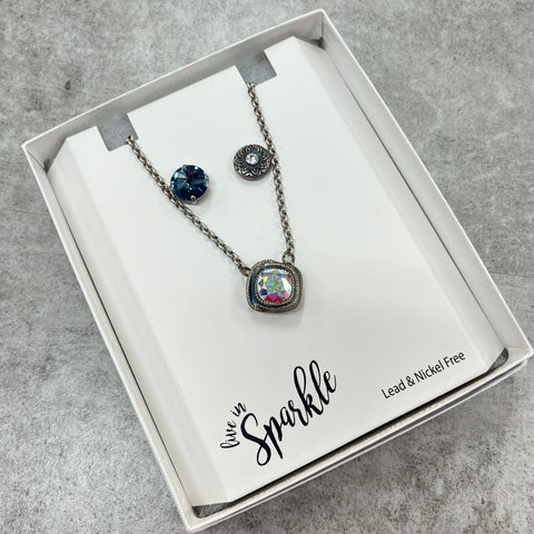 Snap Button Necklace Set