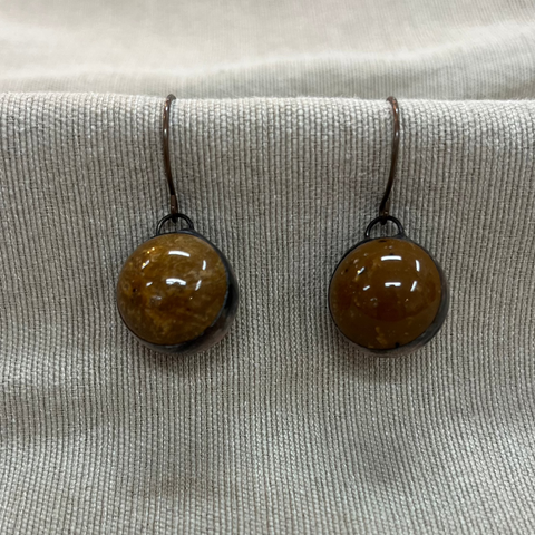 Toffee Lucite Earrings