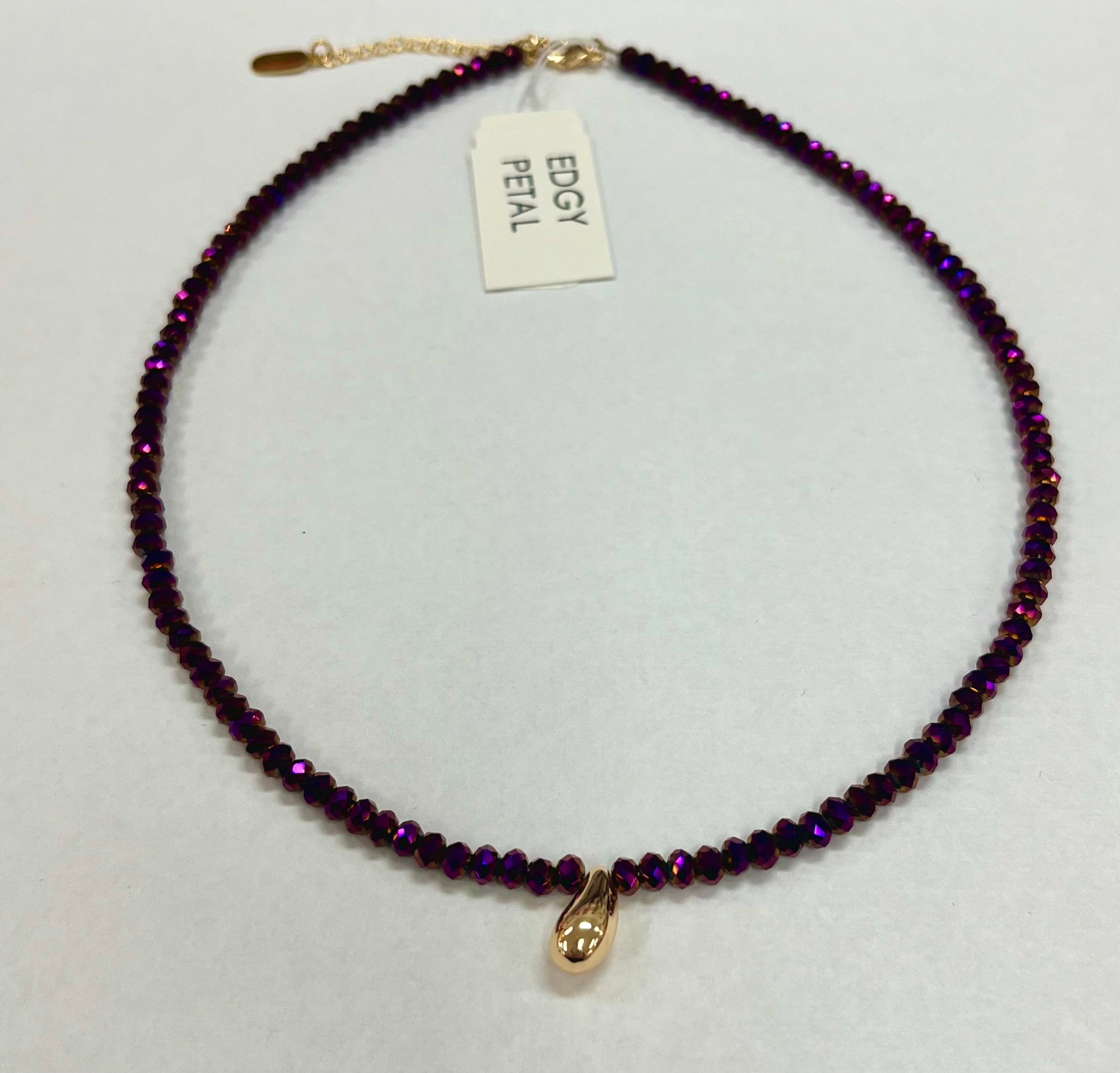 Purple Crystal Necklace