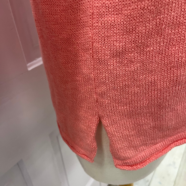 Coral Pocket Pullover