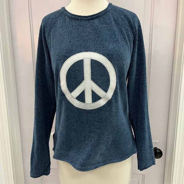 Navy Peace Top