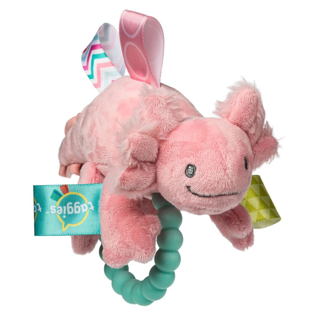 Lizzy Axolotl Teether-Rattle