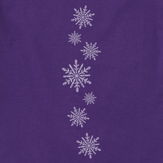 Purple Snowflake Top