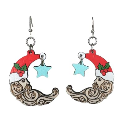 Santa Cresent Earrings