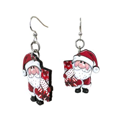 Santa Earrings