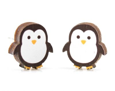 Penguin Stud Earrings