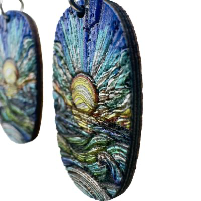 Mosaic Ocean Earrings