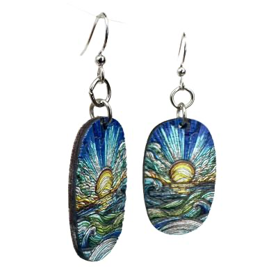 Mosaic Ocean Earrings