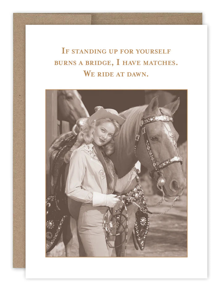 We Ride at Dawn Card