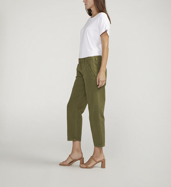 Moss Chino Cropped Pants