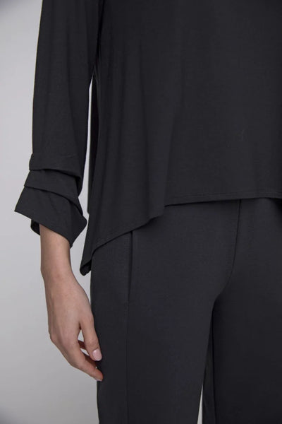 Black Pleated Top