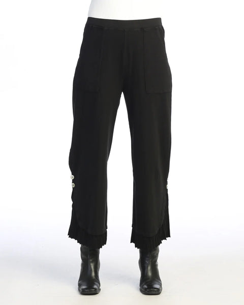 Button Accent Pants