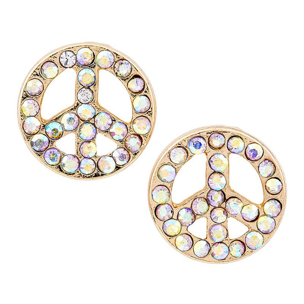 Peace Earrings & Ring Dish