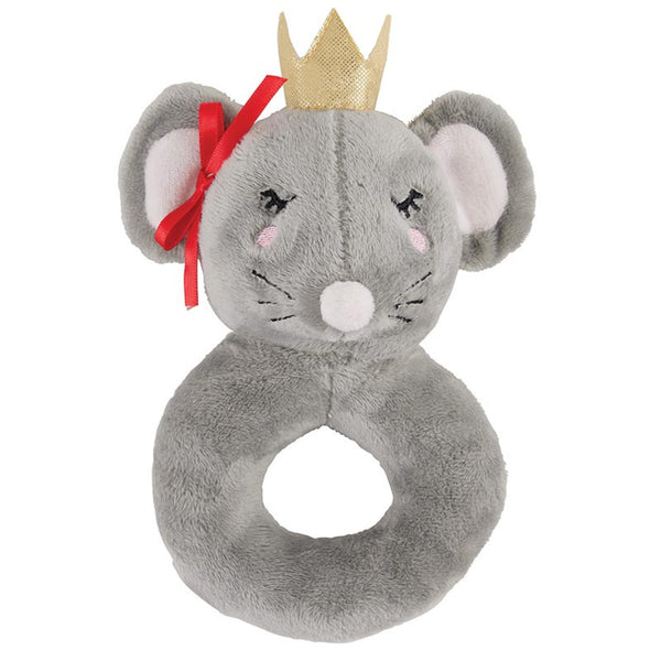 Mouse Queen Swaddle/Rattle