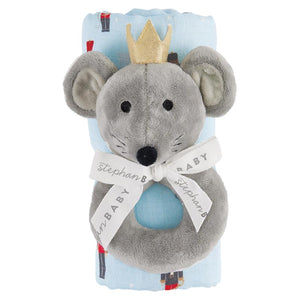 Mouse King Swaddle/Rattle