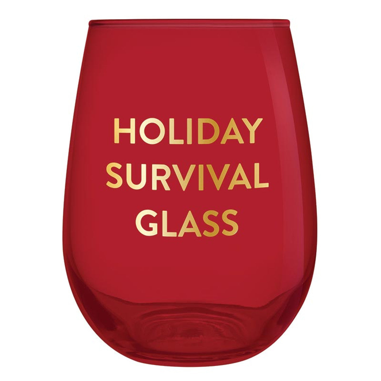 Holiday Wine Glass