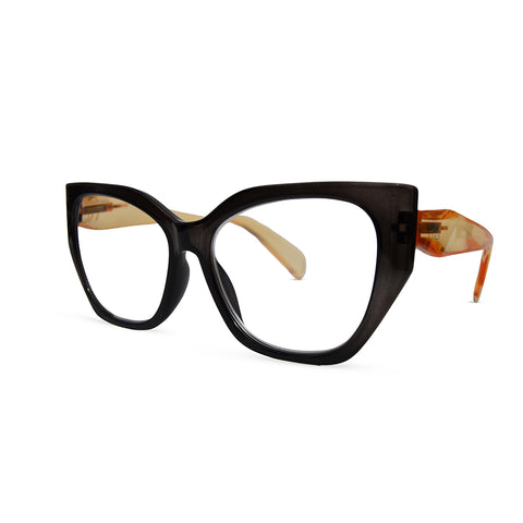 Black/Amber Reading Glasses